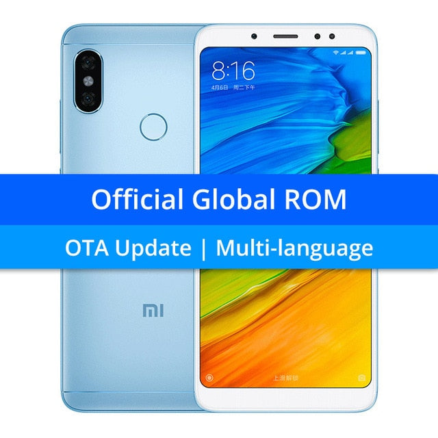 Global ROM Xiaomi Redmi Note 5 4GB 64GB Note5 Snapdragon S636 Octa Core 5.99" Full Screen Dual Camera Mobile Phone 4000mAh OTA