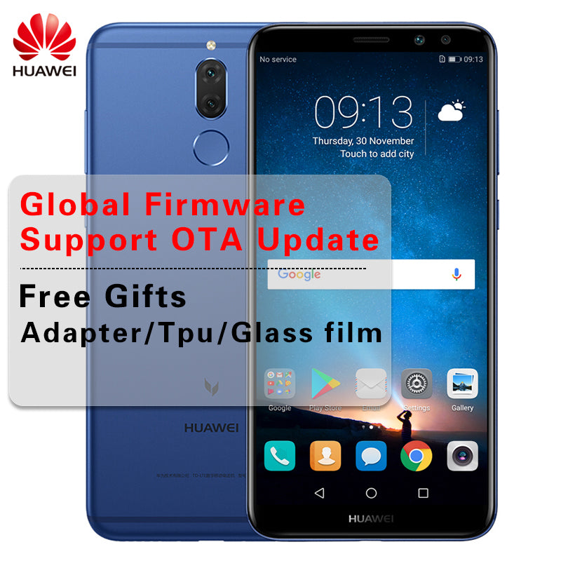 Global Rom Huawei Mate 10 Lite 4GB 64GB Full View Screen OTA update nova 2i Mobile Phone Kirin 659 Octa Core 16.0MP Camera