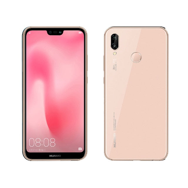 Global Version Huawei P20 Lite Nova 3e 4G LTE Mobile phone Face ID 5.84 inch Full View Screen Android 8.0 Glass Body 16MP Camera