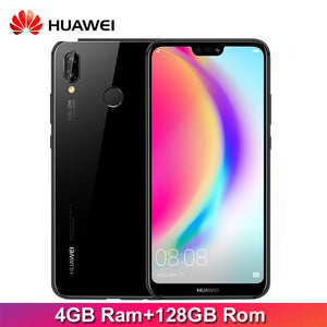 Global Version Huawei P20 Lite Nova 3e 4G LTE Mobile phone Face ID 5.84 inch Full View Screen Android 8.0 Glass Body 16MP Camera