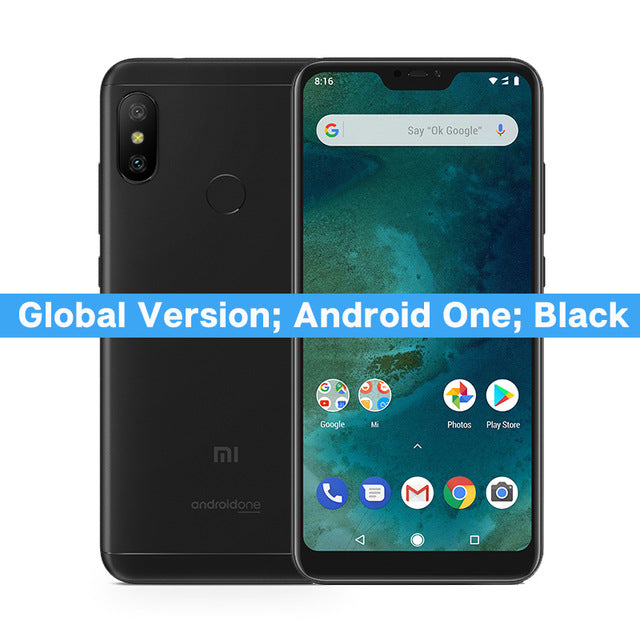 Global Version Xiaomi Mi A2 Lite 4GB 64GB 5.84'' Mobile Phone Snapdragon 625 AI Dual Camera 4000mAh Android One Free Mi Band 2