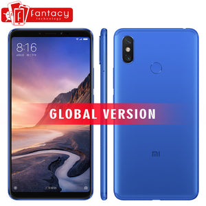 Global Version Xiaomi Mi Max 3 4GB 64GB Mobile Phone 6.9'' Full Screen Snapdragon 636 Octa Core Dual Camera 5500mAh MIUI 9.6 CE