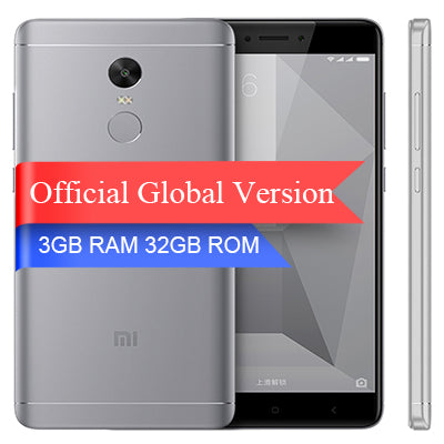 Global Version Xiaomi Redmi Note 4 Smartphone 3GB 32GB Snapdragon 625 Octa Core 5.5" 1080p 13.0MP FCC CE 4100mAh MIUI 9