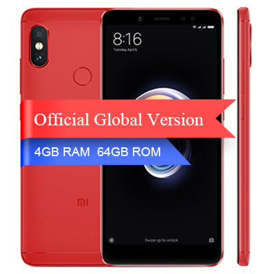 Global Version Xiaomi Redmi Note 5 4GB 64GB 5.99" Full Screen Dual Camera Mobile Phone Note5 Snapdragon 636 Octa Core 4000mAh