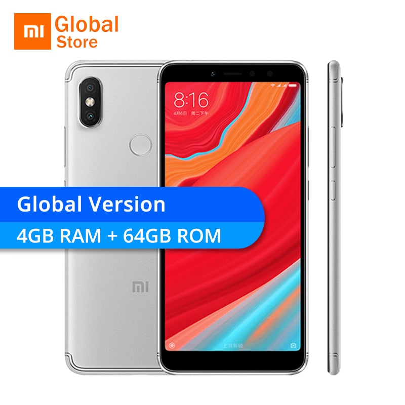 Global Version Xiaomi Redmi S2 4GB 64GB S 2 Mobile Phone Snapdragon 625 Octa Core 5.99" 18:9 Full Screen 16MP Front Camera CE