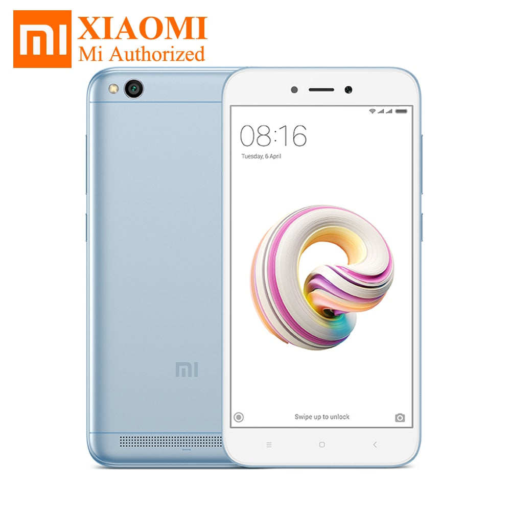 Global rom original Xiaomi Redmi 5A 5.0" HD Snapdragon 425 Octa Core MIUI9 3GB RAM 32GB ROM 4G LTE Mobile Phone 13.0MP GLONASS