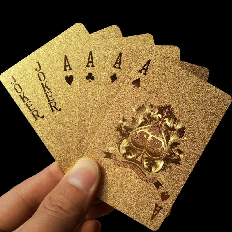 Golden Playing Cards Deck