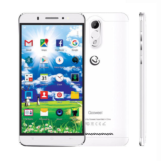 Gooweel M3 6.0 inch QHD IPS screen smartphone 1GB RAM+8GB ROM 8.0MP+5.0MP camera mobile phone GPS MT6580 Quad core 3G cell phone