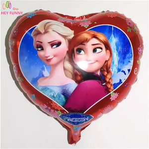 HEY FUNNY 5 pcs/lot 18 inch round masha foil balloons Sophia princess helium balloon for kid birthday party&baby shower supplies