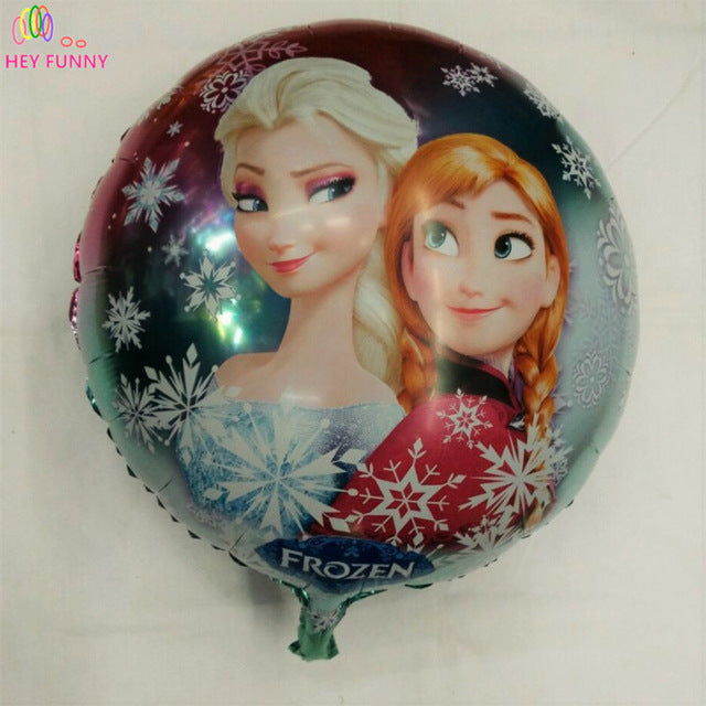 HEY FUNNY 5 pcs/lot 18 inch round masha foil balloons Sophia princess helium balloon for kid birthday party&baby shower supplies