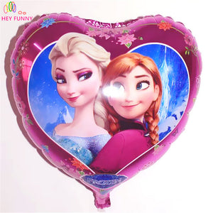 HEY FUNNY 5 pcs/lot 18 inch round masha foil balloons Sophia princess helium balloon for kid birthday party&baby shower supplies