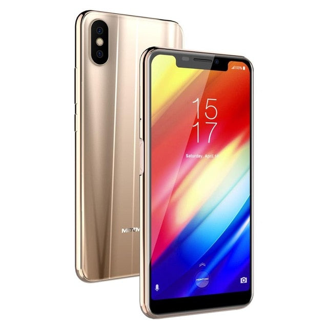 HOMTOM H10 5.85 inch Android 8.1 4GB+64GB Mobile Phone Face ID Fingerprint ID MTK6750T Octa Core 16MP 8MP OTA OTG Smartphone