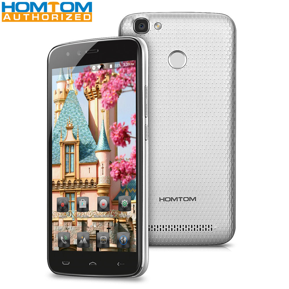 HOMTOM HT50 4G Smartphone 5.5 inch Android 7.0 Mobile Phone 3GB RAM 32GB ROM MTK6737 Quad Core 5500mAh 8MP+8MP Cameras