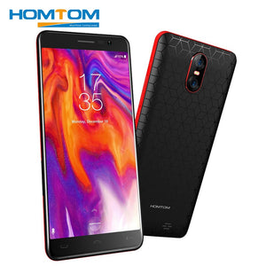 HOMTOM S12 Smartphone 5.0 Inch 18:9 Display 8MP 2MP Dual Back Camera Android6.0 MT6580 Quad Core 1GB RAM 8GB ROM 3G Mobile Phone