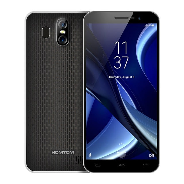 HOMTOM S16 3G Smartphone Android 7.0 MTK6580 Quad-core 1.3GHz 2GB RAM 16GB ROM 5.5 Inch Mobile Phone S16 Full Screen Dual Cams