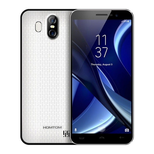 HOMTOM S16 3G Smartphone Android 7.0 MTK6580 Quad-core 1.3GHz 2GB RAM 16GB ROM 5.5 Inch Mobile Phone S16 Full Screen Dual Cams