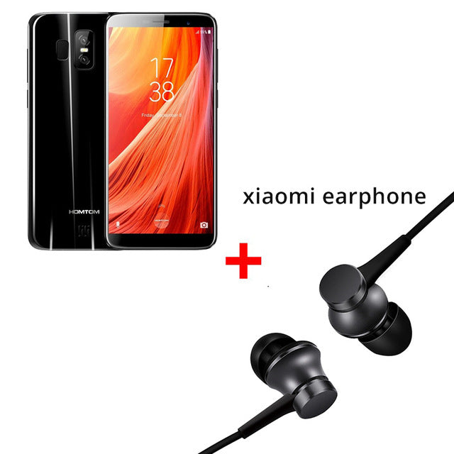 HOMTOM S7 5.5" HD 18:9 Full Display Mobile Phone MTK6737 Quad Core 3G RAM 32G ROM 2900mAh 13MP Dual Camera 4G Smartphone