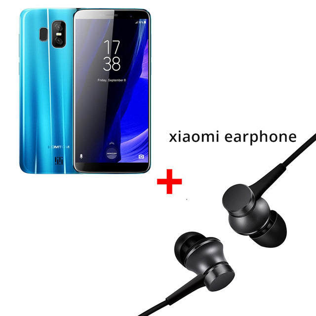 HOMTOM S7 5.5" HD 18:9 Full Display Mobile Phone MTK6737 Quad Core 3G RAM 32G ROM 2900mAh 13MP Dual Camera 4G Smartphone