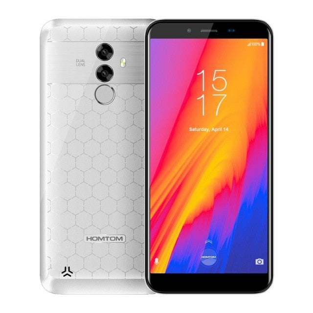 HOMTOM S99 4GB 64GB 21MP Bezel-less 18:9 Octacore Fingerprint OTG OTA Smartphone Face ID 6200mAh 5.5Inch Mobile Phone