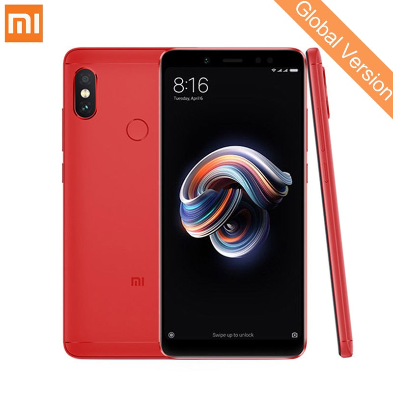 In Stock Global Version Xiaomi Redmi Note 5 3GB 32GB 5.99" Full Screen Mobile Phone Dual Camera Snapdragon 636 Octa Core B20 CE