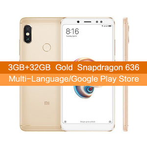 In Stock Global Version Xiaomi Redmi Note 5 3GB 32GB 5.99" Full Screen Mobile Phone Dual Camera Snapdragon 636 Octa Core B20 CE