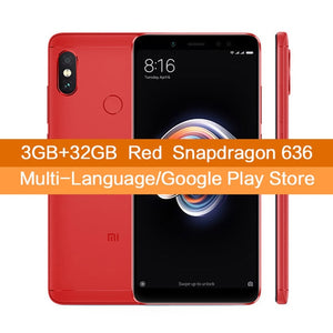 In Stock Global Version Xiaomi Redmi Note 5 3GB 32GB 5.99" Full Screen Mobile Phone Dual Camera Snapdragon 636 Octa Core B20 CE