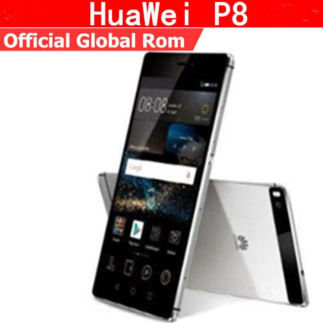 International Firmware HuaWei P8 4G LTE Mobile Phone Kirin 935 Android 5.0 5.2" FHD 1920X1080 3GB RAM 64GB ROM 13.0MP Dual Sim