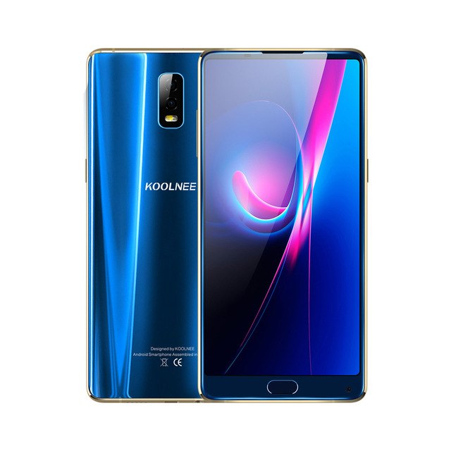 KOOLNEE K1 Trio 4G Mobile Phone Face ID 6.01Inch 18:9 FHD+ Display MT6763 Octa-core 6GB+128GB Rear Cameras 16MP+2MP Smartphone