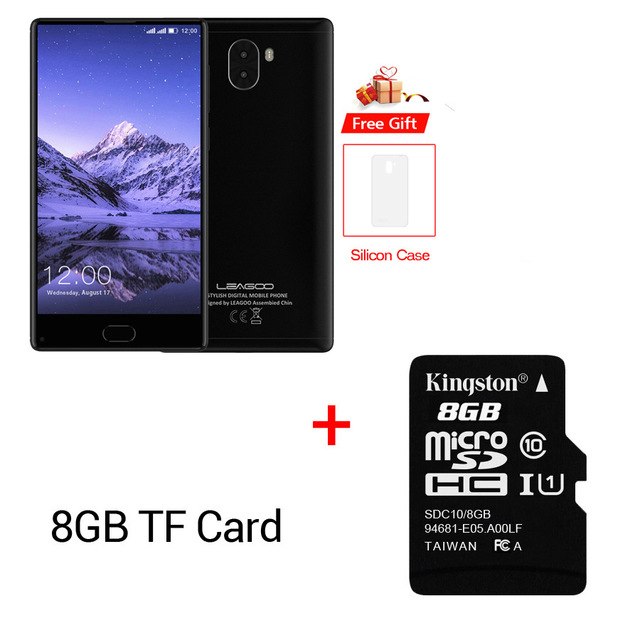 LEAGOO KIICAA MIX 4G Mobile Phone 5.5" Full Screen Android 7.0 MTK6750T Core Front Fingerprint 3GB 32GB Dual Back Cam Smartphone