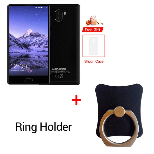 LEAGOO KIICAA MIX 4G Mobile Phone 5.5" Full Screen Android 7.0 MTK6750T Core Front Fingerprint 3GB 32GB Dual Back Cam Smartphone