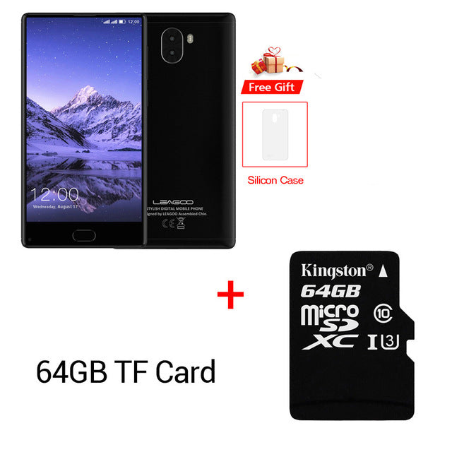 LEAGOO KIICAA MIX 4G Mobile Phone 5.5" Full Screen Android 7.0 MTK6750T Core Front Fingerprint 3GB 32GB Dual Back Cam Smartphone