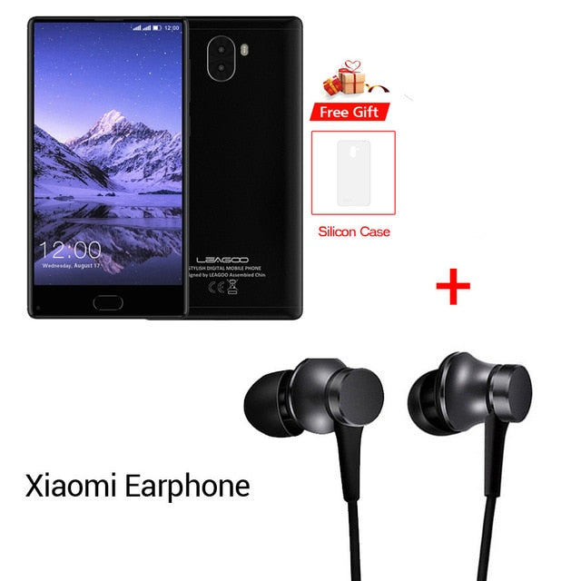 LEAGOO KIICAA MIX 4G Mobile Phone 5.5" Full Screen Android 7.0 MTK6750T Core Front Fingerprint 3GB 32GB Dual Back Cam Smartphone