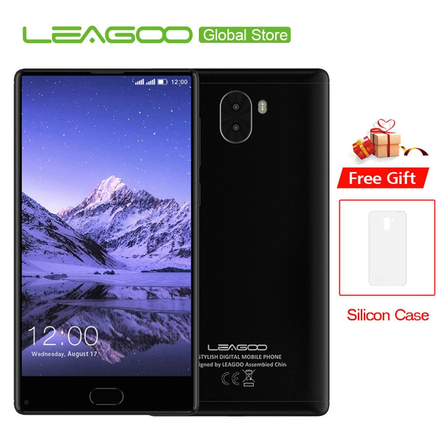 LEAGOO KIICAA MIX 4G Mobile Phone 5.5" Full Screen Android 7.0 MTK6750T Core Front Fingerprint 3GB 32GB Dual Back Cam Smartphone