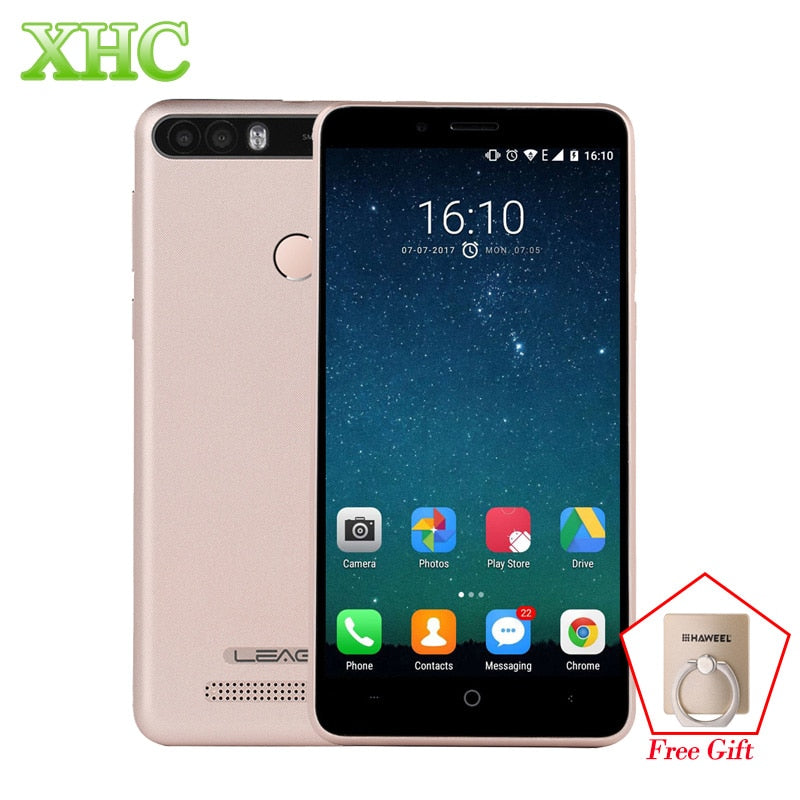 LEAGOO KIICAA POWER 5.0'' Smartphone RAM 2GB ROM 16GB 8MP 5MP Cameras Fingerprint ID Android 7.0 Quad Core Dual SIM Mobile Phone