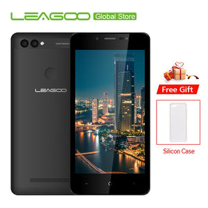 LEAGOO POWER 2 Mobile Phone 5.0"HD IPS RAM 2GB ROM 16GB Android 8.1 MT6580A Quad Core Dual Camera Rear Fingerprint 3G Smartphone