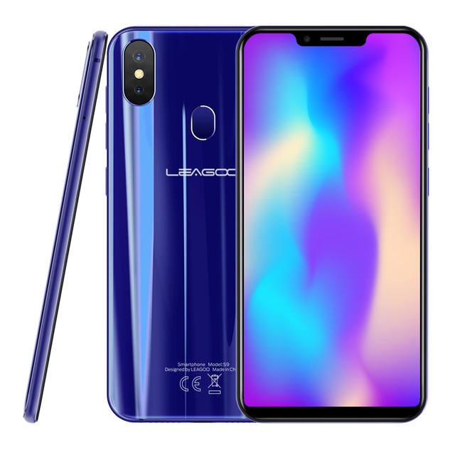 LEAGOO S9 LTE 4G Mobile Phone Android 8.1 MT6750 Octa Core 5.85" IPS U-shape Display 4GB RAM 32GB ROM 13MP Dual Rear Cameras OTG