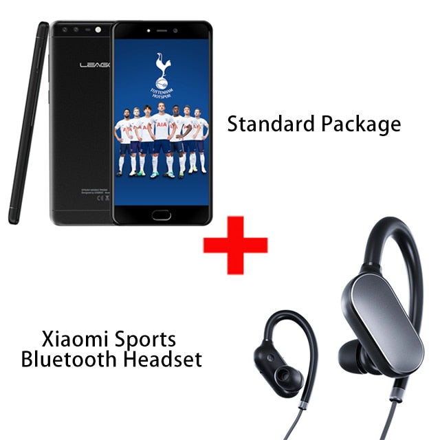 LEAGOO T5c 5.5" Inch FHD Mobile Phone Android 7.0 SC9853 Octa Core 3GB 32GB 13MP Dual Back Cam 3000mAh Fingerprint 4G Smartphone