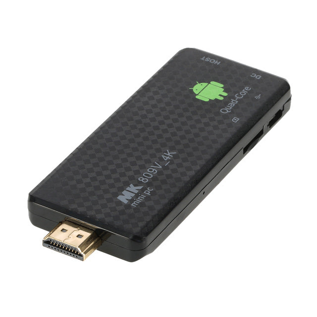 MK809 IV Android 5.1 TV Dongle Smart Media Player RK3229 Quad-Core 1G / 8G UHD 4K HD Mini PC Miracast / DLNA H.265 WiFi