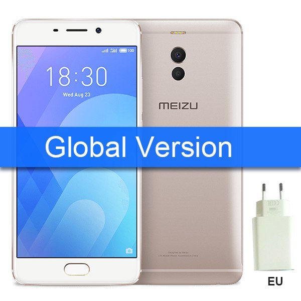 Meizu M6 Note 4GB 64GB Global Version Mobile Phone 4G LTE Snapdragon 625 Octa Core 5.5" 1920X1080P Dual Rear Camera 4000mAh EU