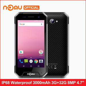 NOMU S30 mini IP68 Waterproof 4G LTE Smartphone MTK6737T Quad-core Android 7.0 4.7inch 3GB+32GB 8.0MP+2.0MP 3000mAh Mobile Phone