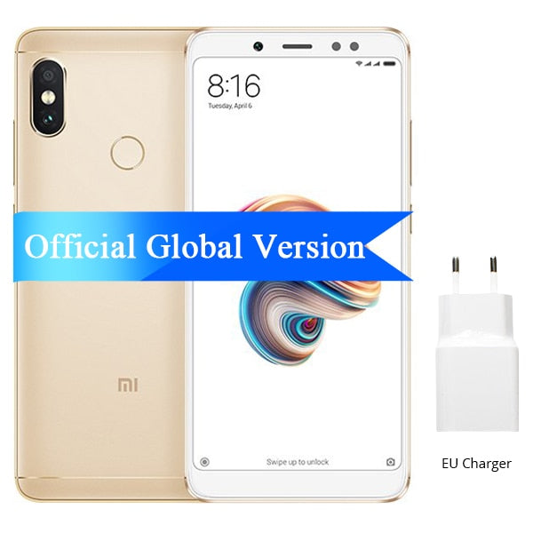 New Global Version Xiaomi Redmi Note 5 3GB RAM 32GB ROM Mobile Phone Snapdragon 636 Octa Core 5.99" Full Screen 4000mAh CE B20