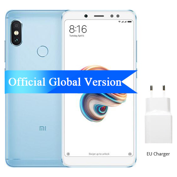 New Global Version Xiaomi Redmi Note 5 3GB RAM 32GB ROM Mobile Phone Snapdragon 636 Octa Core 5.99" Full Screen 4000mAh CE B20