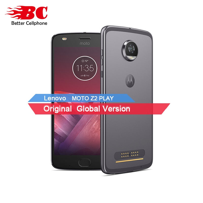 New Motorola MOTO Z2 PLAY xt1710 4GB RAM 64GB ROM 4G LTE 5.5" 12MP Octa Core Android7.1 Dual SIM 1920x1080 Mobile Phone Add Mods