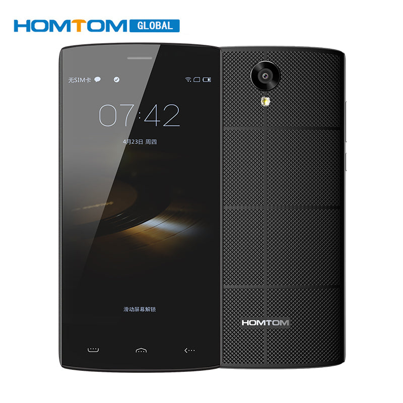 New Original Homtom HT7 5.5'' 3G WCDMA Quad Core MTK6580 Smartphone 1GB RAM 8GG ROM Cellphones Android 5.1 Mobile Phone Stock