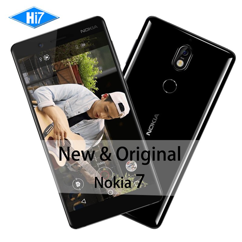 New Original Nokia 7 4GB RAM 64GB ROM 16MP Camera Dual Sim Cards 5.2inch Octa Core 4G LTE 3000mAh Android 7.1 Smart Mobile Phone