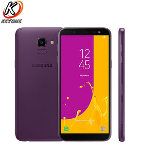 New original Samsung Galaxy J6 D/S J600GD 4G LTE Mobile Phone 5.6" 4GB RAM 64GB ROM Dual SIM 3000mAh Fingerprint Android Phone