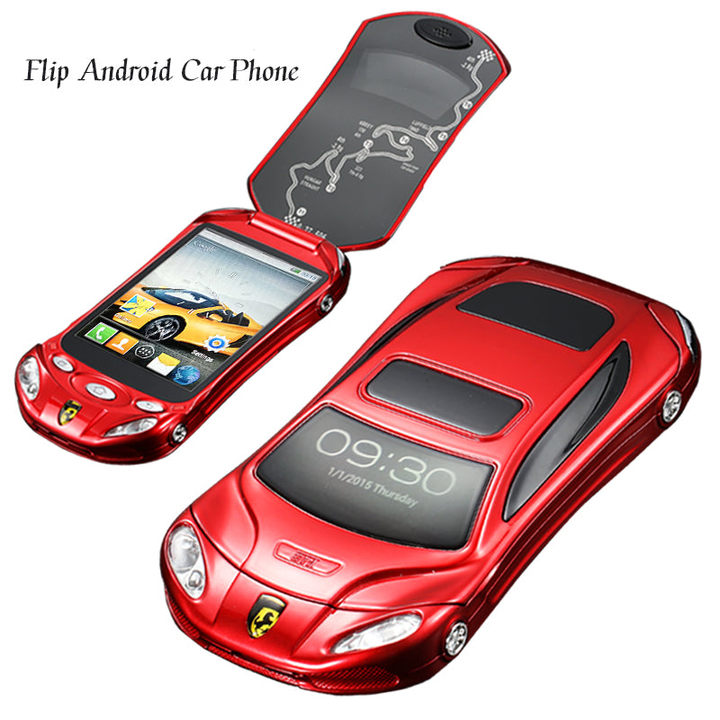 Newmind Unlock Flip Smart Android Car Phone Touch Big Display Dual Sim Whatsapp Wifi Children Student Low Radiation Mobile Phone