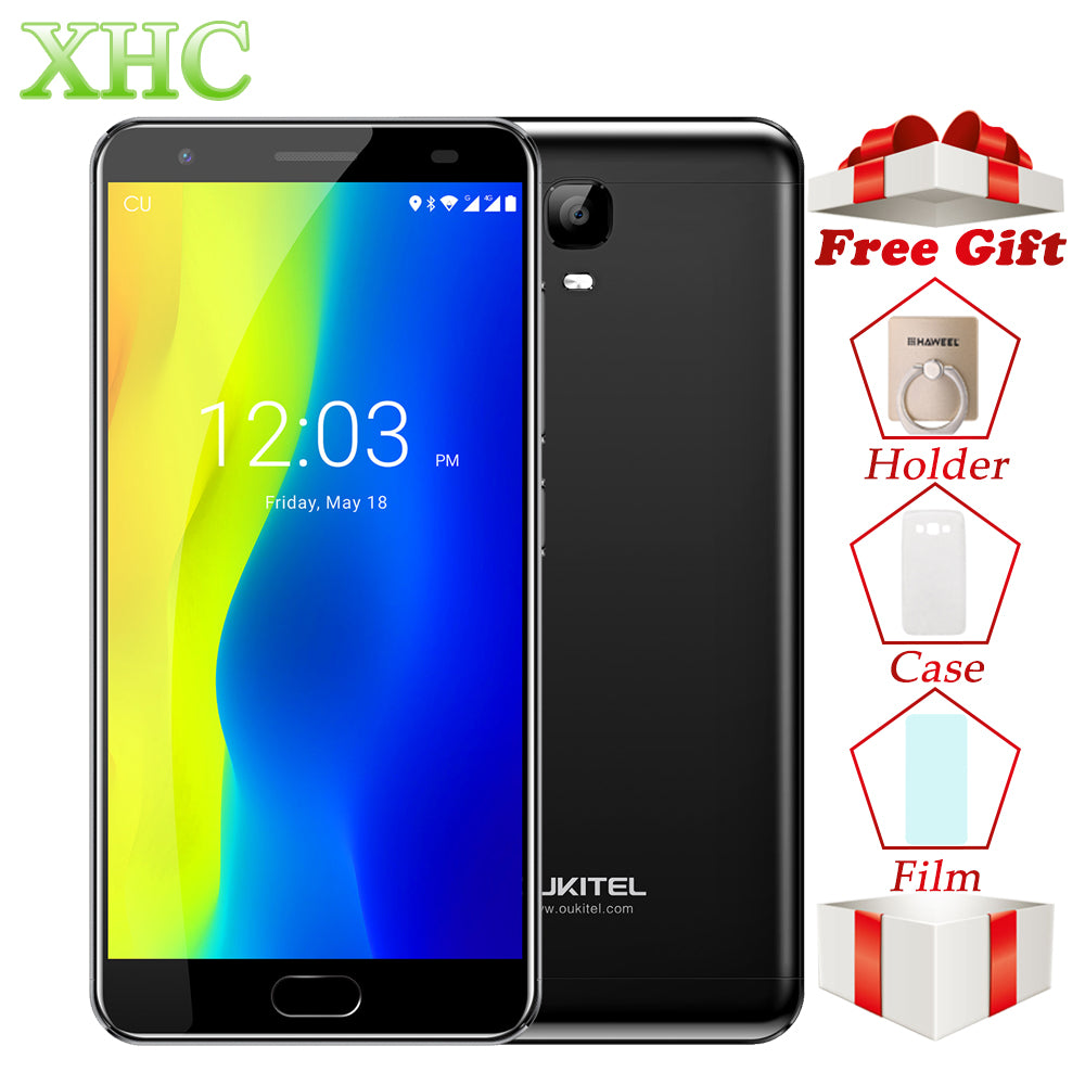 OUKITEL K6000 Plus 5.5'' ROM 64GB RAM 4GB Smartphones Android 7.0 MTK6750T Octa Core Fingerprint Quick Charge 16MP Mobile Phones