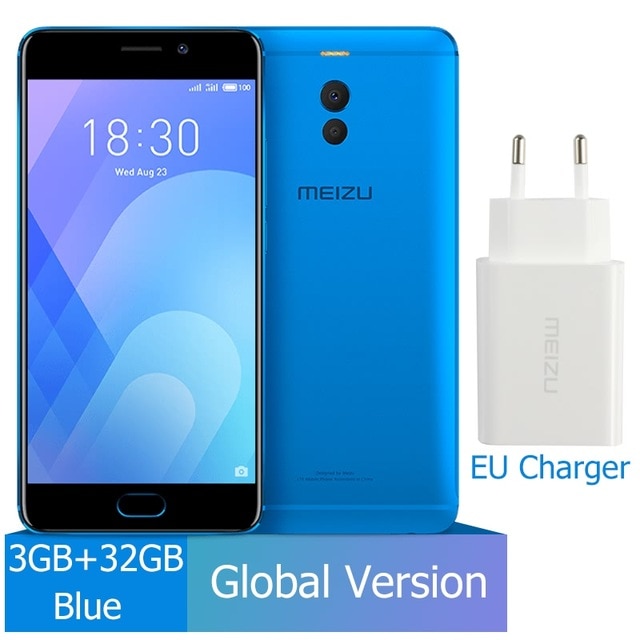 Offcial Meizu M6 Note 3GB 32GB ROM Global Version Mobile Phone 4G LTE Snapdragon 625 Octa Core 5.5" 1080P Dual Rear Camera