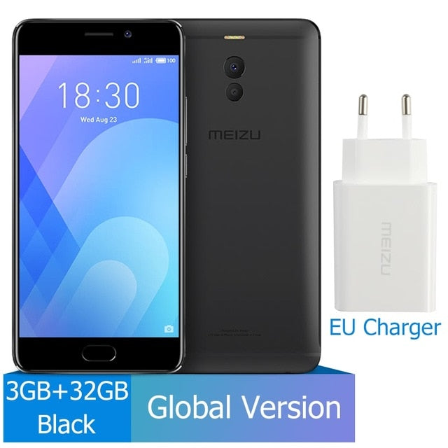 Offcial Meizu M6 Note 3GB 32GB ROM Global Version Mobile Phone 4G LTE Snapdragon 625 Octa Core 5.5" 1080P Dual Rear Camera